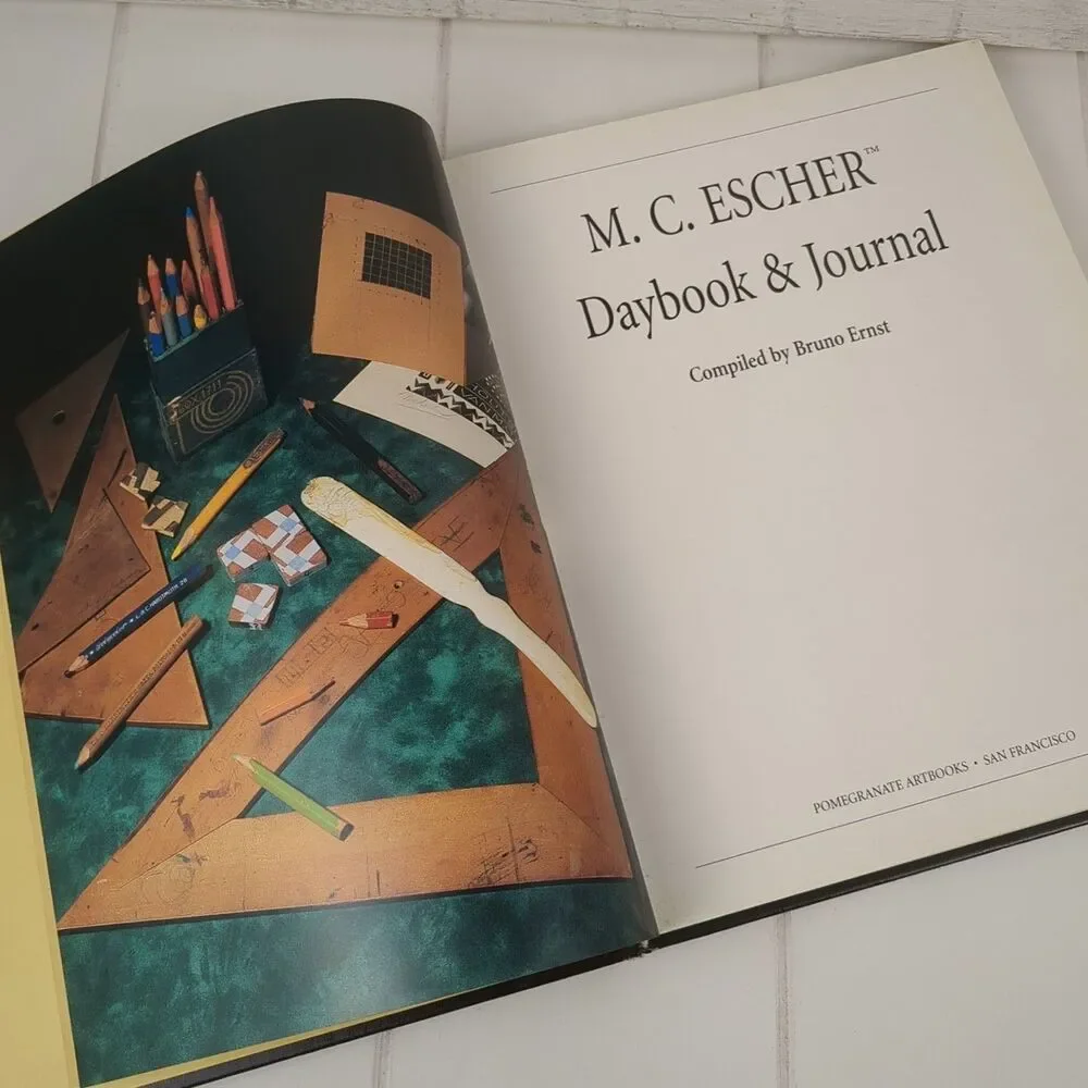 M. C. Escher Daybook & Journal Bruno Ernst 1995 Artbooks Good Condition Unused